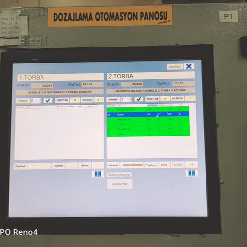 Dozajlama otomasyon panosu